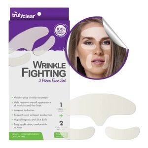 Truly Clear Wrinkle Fighting Silicone 3-piece Face Set (Reusable) - BRAND NEW